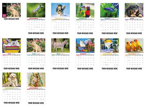 2024 Galleria Collection Pets Calendar 10 58 X 18 12 Affordable