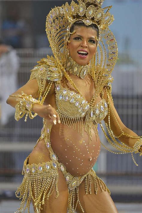 Brazils Carnival Erupts In An Explosion Of Half N Ked Dancers Even Pregnant Woman Photos