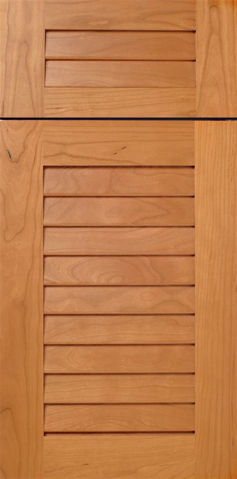 Cabinet Door With False Louvered Center Panel Walzcraft