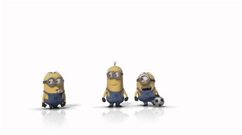 The Funny Minions Play Soccer Youtube