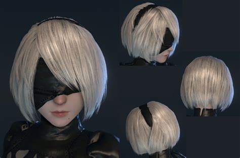 Hairstyle 2b Nierautomata By Lojapan From Patreon Kemono