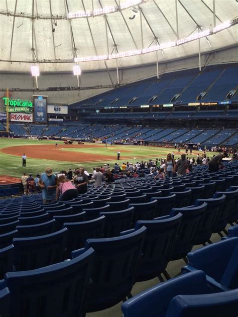 Tropicana Field Seating Map Rows Elcho Table