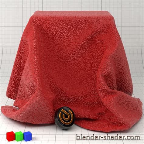 Red Leather Shader For Blender Rblender