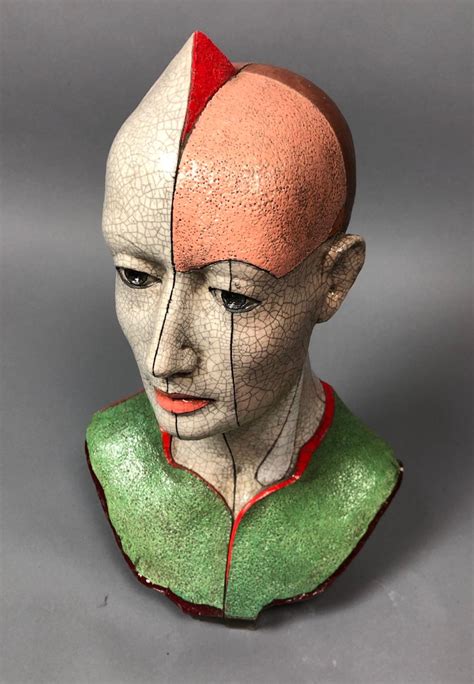 Sold Price Zbigniew Chojnacki Artisan Ceramic Bust Sculpture