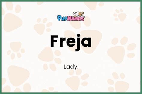 Freja 🐶 Dog Name Meaning And Popularity