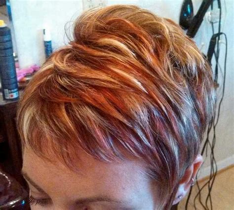 Brown Hair With Red Tint And Blonde Highlights - Brown Hair With Red And Blonde Highlights