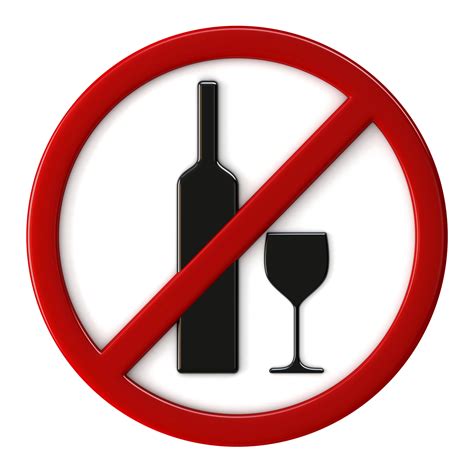 Alcohol Ban Clipart Drug Alcoholic Drink Smoking Substance Abuse