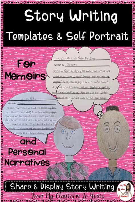 Memoirnarrative Story Writing Templates And Self Portrait Creative