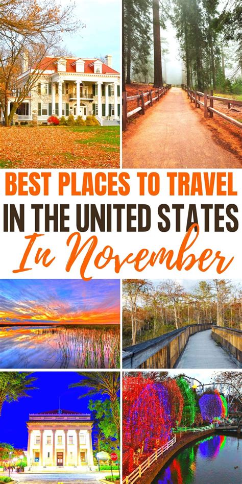 5 Unique Places To Travel In November In The Us Best Places To