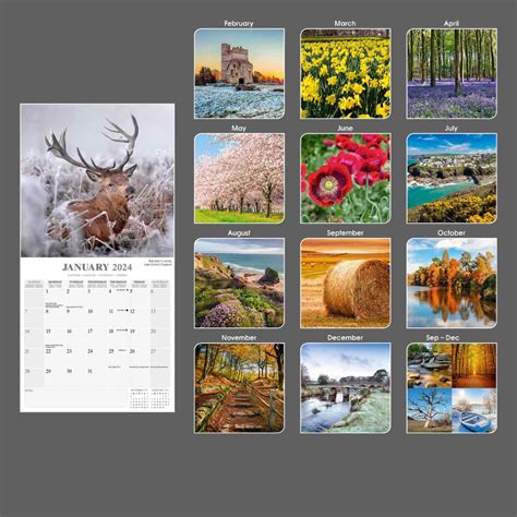 Seasons Calendar 2024 Seasons Premium Wall Calendar 2024