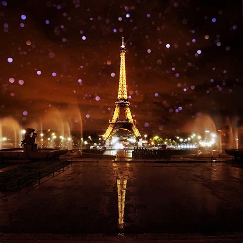 Gambar Bokeh Menara Eiffel Golek Gambar