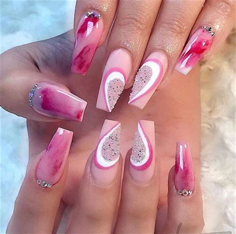 Valentinesdaynails Red Nail Art Designs Pink Nails Heart Nails