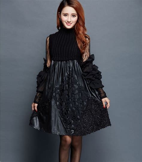 2019 Hot Selling Dresses Womens Fashion Black Lace Slim