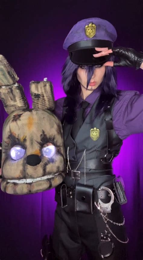 William Afton Purple Guy Cosplay Fnaf Tiktok By Ashleitiktok On Deviantart