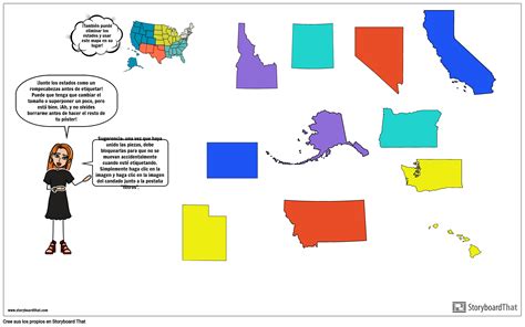 Plantilla De Mapa Oeste Storyboard Par Es Examples