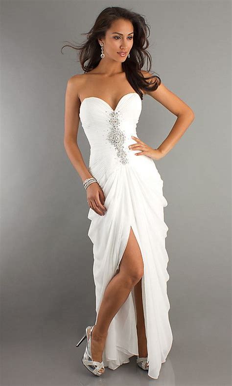 Promgirl With Images White Prom Dress