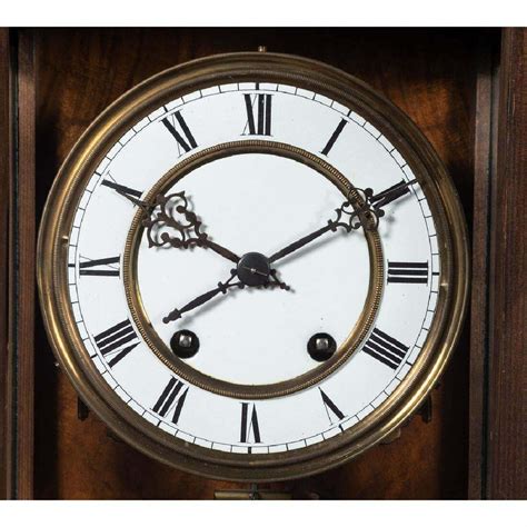 Handsome Victorian American Wall Clock 19th Century 1800s Old