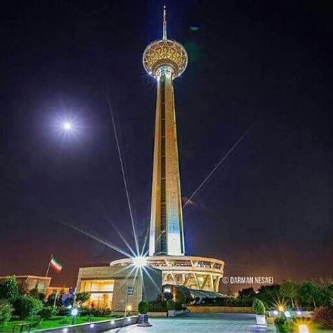 borje milad iran tower beautiful landscapes eiffel tower