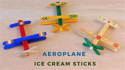 Let your kid repeat the process until the frame becomes equal to the size of the the five ice cream stick crafts or crafts with popsicle sticks activities mentioned here are very easy and will add some fun décor to your home. How to Make Ice Cream Stick AEROPLANE | Popsicle Stick ...