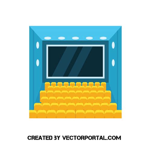 Movie Theater Royalty Free Stock Vector Clip Art