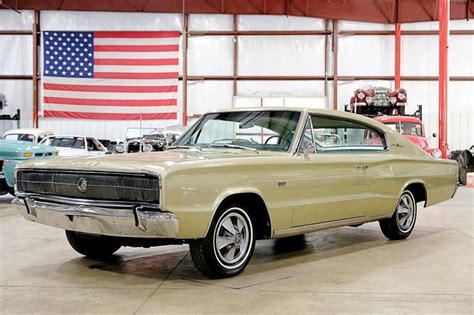 1966 Dodge Charger 82034 Miles Gold Metallic Coupe 383ci V8 Automatic