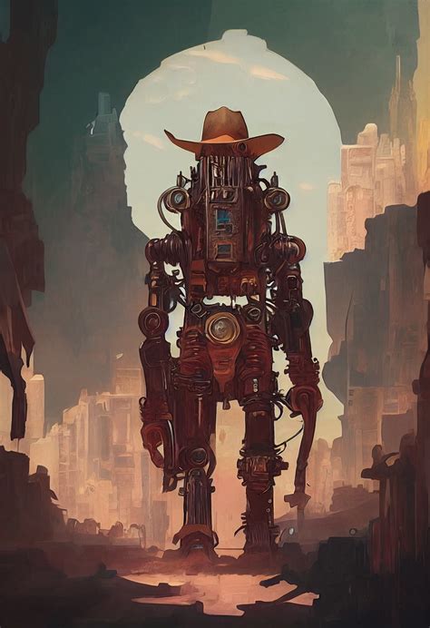 Ai Generated Robot Cowboy West Free Image On Pixabay