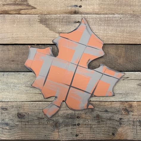 Get Online Paintable Wooden Mdf Fall Leaf Unfinished Cutout