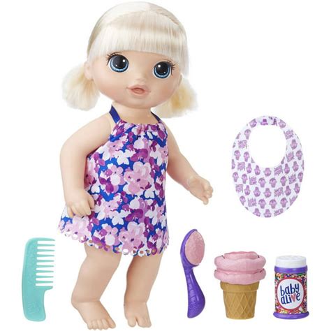 Baby Alive Magical Scoops Baby Blonde Hair Ages 3 And Up Walmart