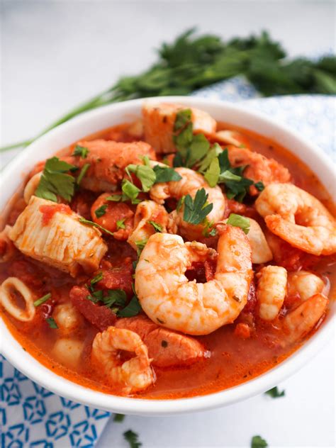 This way, the flavors with all through the potato instead of just floating on top. Easy Cioppino (Seafood Stew) | Keto | Keto Kogan