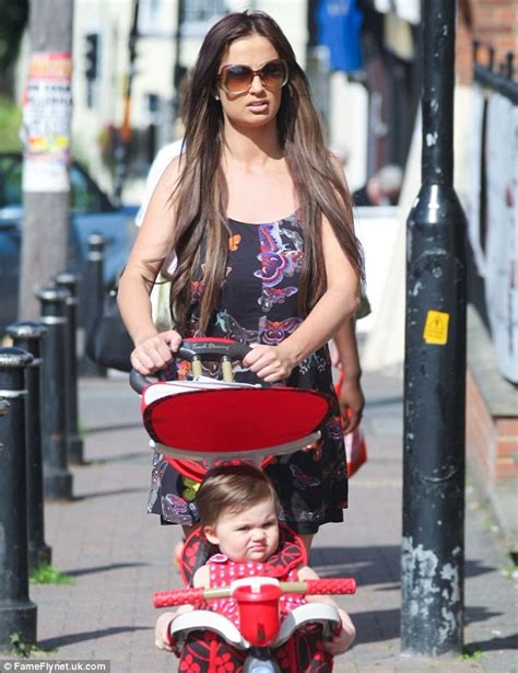Chantelle Houghton Looks Serious As She Enjoys A Stroll With Baby Dolly