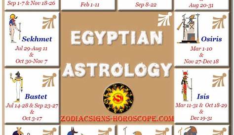 egyptian astrology birth chart