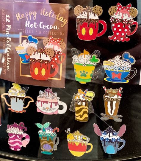 Happy Holiday Hot Cocoa Mystery Pin Collection Disney Pins Blog