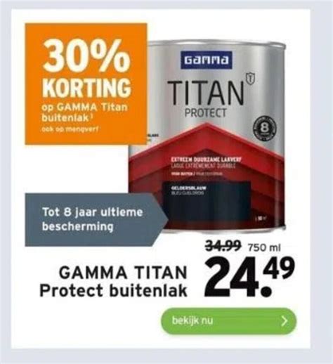 GAMMA TITAN Protect Buitenlak 750 Ml Aanbieding Bij GAMMA