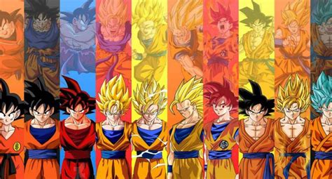 Imagenes De Las Transformaciones De Goku Y Vegeta Reverasite
