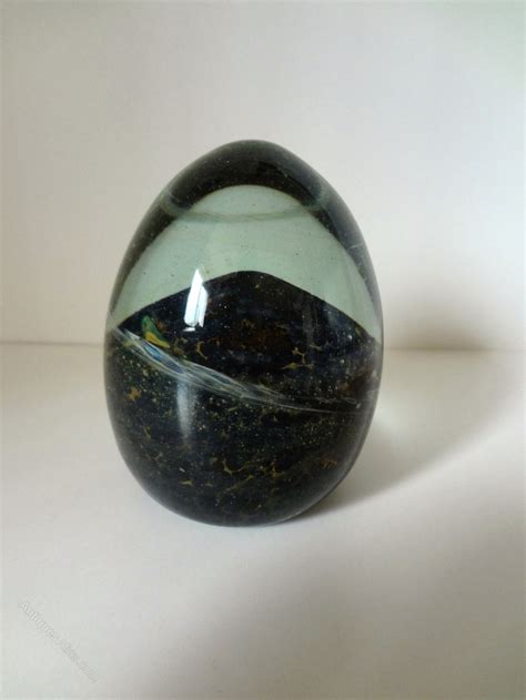 Antiques Atlas Mdina Glass Egg Paperweight