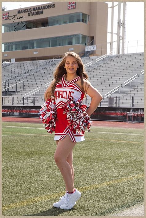 High School Senior Cheerleader Individual Portrait