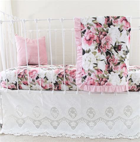 Check spelling or type a new query. Watercolor floral crib sheet, pink floral baby bedding ...