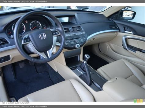 Ivory Interior Prime Interior For The 2011 Honda Accord Ex L V6 Coupe