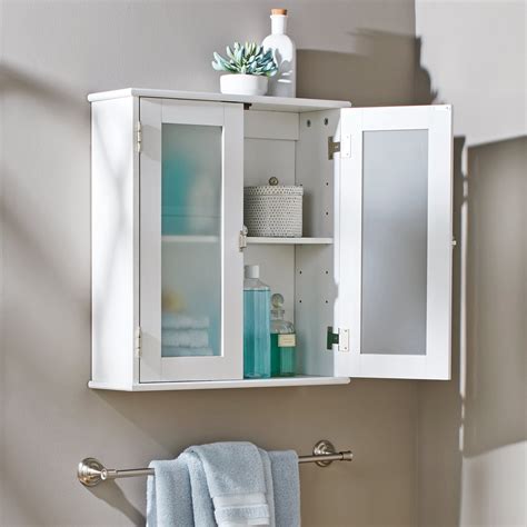 White Bathroom Wall Cabinet With Adjustable Shelf Nepal Ubuy