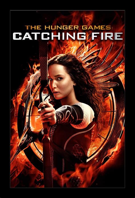 HUNGER GAMES CATCHING FIRE 11x17 Framed Movie Poster Walmart