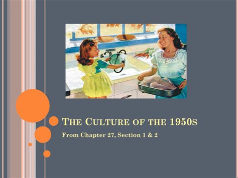 Ppt The Culture Of The 1950s Powerpoint Presentation Free Download