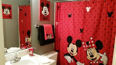 Shop wayfair for the best mickey mouse bathroom set. Finished Mickey and Minnie bathroom for my daughter and ...