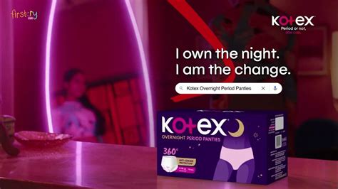 Kotex Overnight Period Panties For Heavy Flow Period Protection Youtube