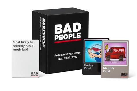Bad People The Party Game You Probably Shouldnt Play