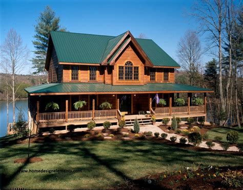 Log Home Traditional Exterior Other By Home Design Elements Llc