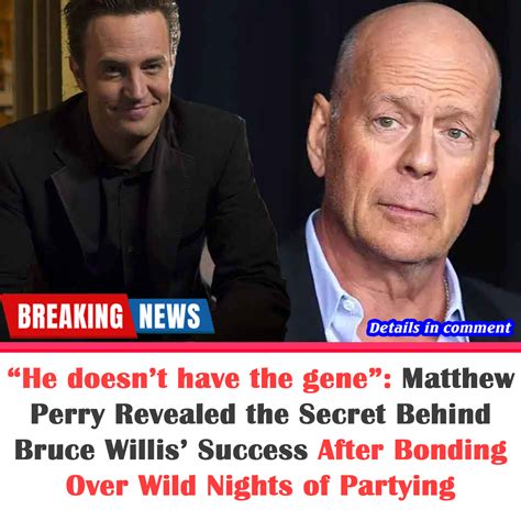 “He doesn’t have the gene”: Matthew Perry Revealed the Secret Behind