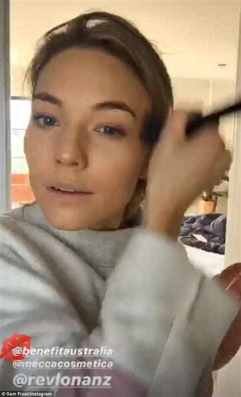 Home And Aways Sam Frost Shares Her Lengthy Makeup Routine With Fans