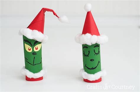 Toilet Paper Roll Grinch Fun Crafts For Christmas