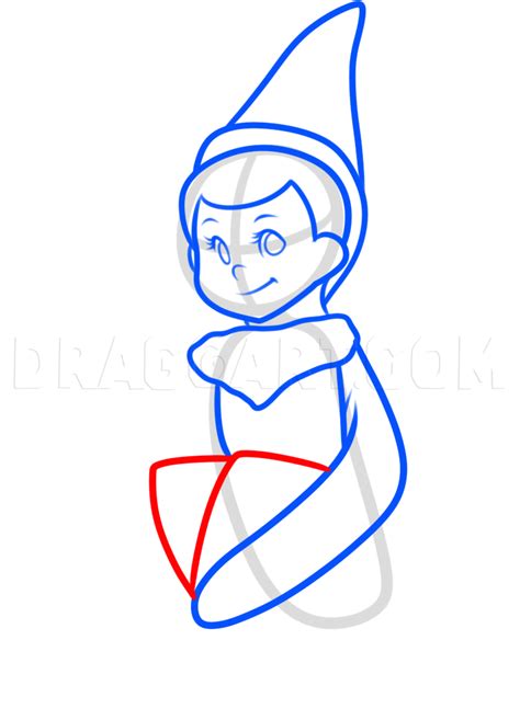How To Draw The Elf On The Shelf Step By Step Drawing Guide By Dawn