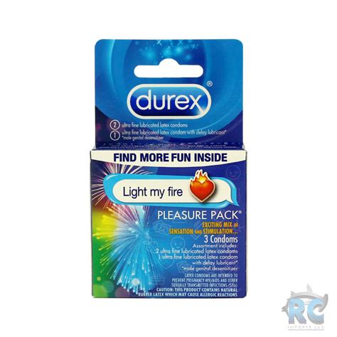 Durex Pleasure Pack Rc Imports Llc